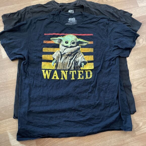 Mens Star Wars T-Shirt Bundle Graphic Tees Lot Of 5 Size XXL Darth Vader Yoda - Picture 6 of 8